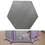 Maxbell Hexagon Playpen Mat 59 inch Playpen Mattress for Playground Living Room Home