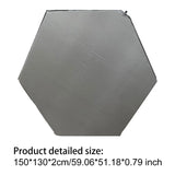 Maxbell Hexagon Playpen Mat 59 inch Playpen Mattress for Playground Living Room Home