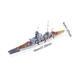 Maxbell DIY Hobby Ship 1:400 Scale Paper Sailboat Ship Kits for Kids Men Women