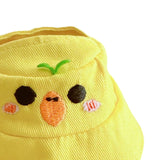 Maxbell Plush Doll Hat for Little Girls Flexibility DIY Hands on Dress up for 5.91'' yellow