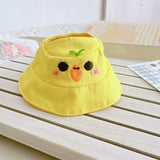 Maxbell Plush Doll Hat for Little Girls Flexibility DIY Hands on Dress up for 5.91'' yellow