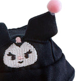 Maxbell Plush Doll Cap for Kids Birthday Gift DIY Fashion Dress up for 6.69inch Doll black