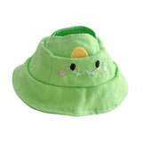 Maxbell Plush Doll Hat for Little Girls Flexibility DIY Hands on Dress up for 5.91'' Green