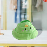 Maxbell Plush Doll Hat for Little Girls Flexibility DIY Hands on Dress up for 5.91'' Green