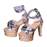 Maxbell 1/4 Scale High Heeled Shoes for 16.5-17.7inch Dress up Female Action Figures