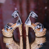 Maxbell 1/4 Scale High Heeled Shoes for 16.5-17.7inch Dress up Female Action Figures