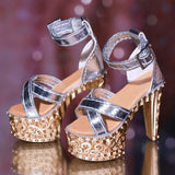 Maxbell 1/4 Scale High Heeled Shoes for 16.5-17.7inch Dress up Female Action Figures