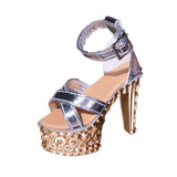 Maxbell 1/4 Scale High Heeled Shoes for 16.5-17.7inch Dress up Female Action Figures