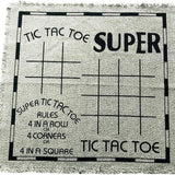 Maxbell Giant Checkers Board Game Mat 3 in 1 Game Mat Rug Game Mat Toe Board