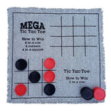 Maxbell Giant Checkers Board Game Mat 3 in 1 Game Mat Rug Game Mat Toe Board