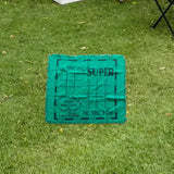 Maxbell Giant Checkers Board Game Mat 3 in 1 Game Mat Rug Game Mat Toe Board