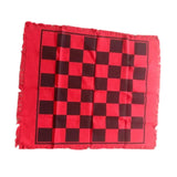 Maxbell Giant Checkers Board Game Mat 3 in 1 Game Mat Rug Game Mat Toe Board