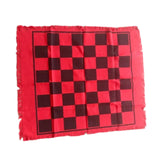 Maxbell Giant Checkers Board Game Mat 3 in 1 Game Mat Rug Game Mat Toe Board