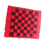 Maxbell Giant Checkers Board Game Mat 3 in 1 Game Mat Rug Game Mat Toe Board