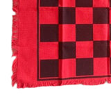 Maxbell Giant Checkers Board Game Mat 3 in 1 Game Mat Rug Game Mat Toe Board