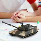 Maxbell Tank Model 1:32 Ornament Realistic for Children Adults and Kids Party Favors Green