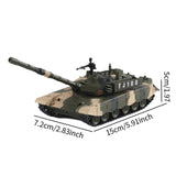 Maxbell Tank Model 1:32 Ornament Realistic for Children Adults and Kids Party Favors Green