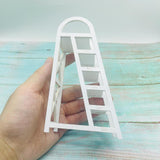 Maxbell 1/12 Mini Ladder Garden Ladder Fairy Garden Ladder Furniture for Yard Garden