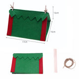Maxbell Christmas Elf Accessories Fishing Outfit for Photography Props Holiday Decor