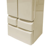 Maxbell Dollhouse Mini Refrigerator 1:12 DIY Double Door for Micro Landscape Diorama yellow