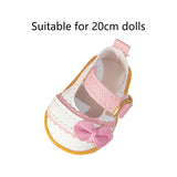 Maxbell Mini 20cm 7.87inch Doll Shoes Costume Doll Dress up Toy for Making Doll Toys Pink White