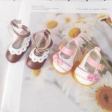 Maxbell Mini 20cm 7.87inch Doll Shoes Costume Doll Dress up Toy for Making Doll Toys Pink White