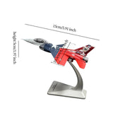 Maxbell 1/100 Airplane Model Kids Toy with Stand Aviation Model Ornaments Alloy