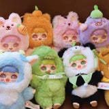 Maxbell 6 Pieces Mini Plush Doll Toy Cartoon Plush Figure for Family Gift Boys Girls