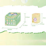 Maxbell 6 Pieces Mini Plush Doll Toy Cartoon Plush Figure for Family Gift Boys Girls