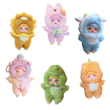Maxbell 6 Pieces Mini Plush Doll Toy Cartoon Plush Figure for Family Gift Boys Girls