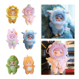 Maxbell 6 Pieces Mini Plush Doll Toy Cartoon Plush Figure for Family Gift Boys Girls