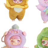 Maxbell 6 Pieces Mini Plush Doll Toy Cartoon Plush Figure for Family Gift Boys Girls