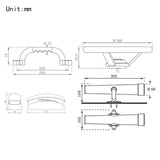 Maxbell Outdoor Steering Wheel Pretend Play for Girls Boys Educational Gift Children red