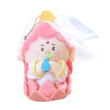 Maxbell Cartoon Lucky God Plush Toy Backpack Bag Pendant for Children Men Women Kids Guanyin