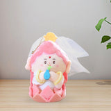 Maxbell Cartoon Lucky God Plush Toy Backpack Bag Pendant for Children Men Women Kids Guanyin