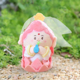 Maxbell Cartoon Lucky God Plush Toy Backpack Bag Pendant for Children Men Women Kids Guanyin