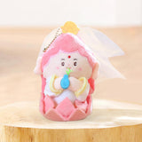 Maxbell Cartoon Lucky God Plush Toy Backpack Bag Pendant for Children Men Women Kids Guanyin