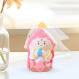 Maxbell Cartoon Lucky God Plush Toy Backpack Bag Pendant for Children Men Women Kids Guanyin