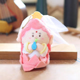 Maxbell Cartoon Lucky God Plush Toy Backpack Bag Pendant for Children Men Women Kids Guanyin