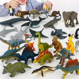 Maxbell 12Pcs Dinosaur Figure Toy Development Playset for Holiday New Year Festival