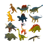 Maxbell 12Pcs Dinosaur Figure Toy Development Playset for Holiday New Year Festival