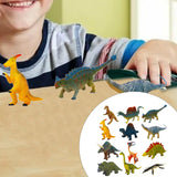 Maxbell 12Pcs Dinosaur Figure Toy Development Playset for Holiday New Year Festival