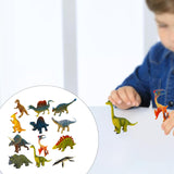 Maxbell 12Pcs Dinosaur Figure Toy Development Playset for Holiday New Year Festival