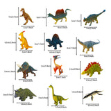 Maxbell 12Pcs Dinosaur Figure Toy Development Playset for Holiday New Year Festival