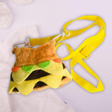 Maxbell Plush Doll Clothes for 20cm Dress up Plush Doll Accessories Costumes Cartoon Hamburger