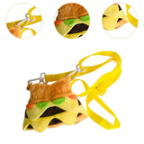 Maxbell Plush Doll Clothes for 20cm Dress up Plush Doll Accessories Costumes Cartoon Hamburger