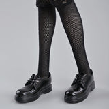 Maxbell 1:4 Scale Schoolgirl Shoes Classic Round Toe Shoe for Girls Gift DIY Cosplay