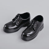 Maxbell 1:4 Scale Schoolgirl Shoes Classic Round Toe Shoe for Girls Gift DIY Cosplay