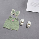 Maxbell 6.69in Doll Clothes Costumes Doll Accessories for Gift Birthday Little Girls green