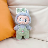 Maxbell 6.69in Doll Clothes Costumes Doll Accessories for Gift Birthday Little Girls green